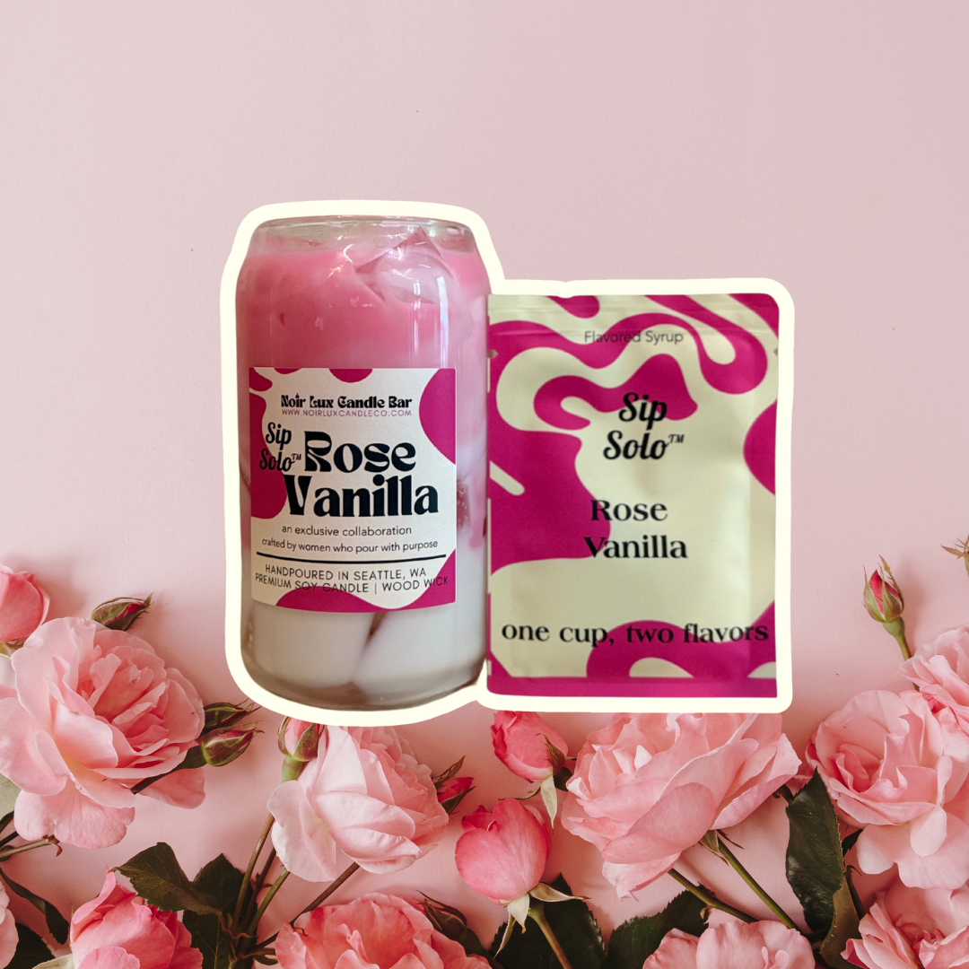 Rose Vanilla Bundle – Noir Lux x Sip Solo
