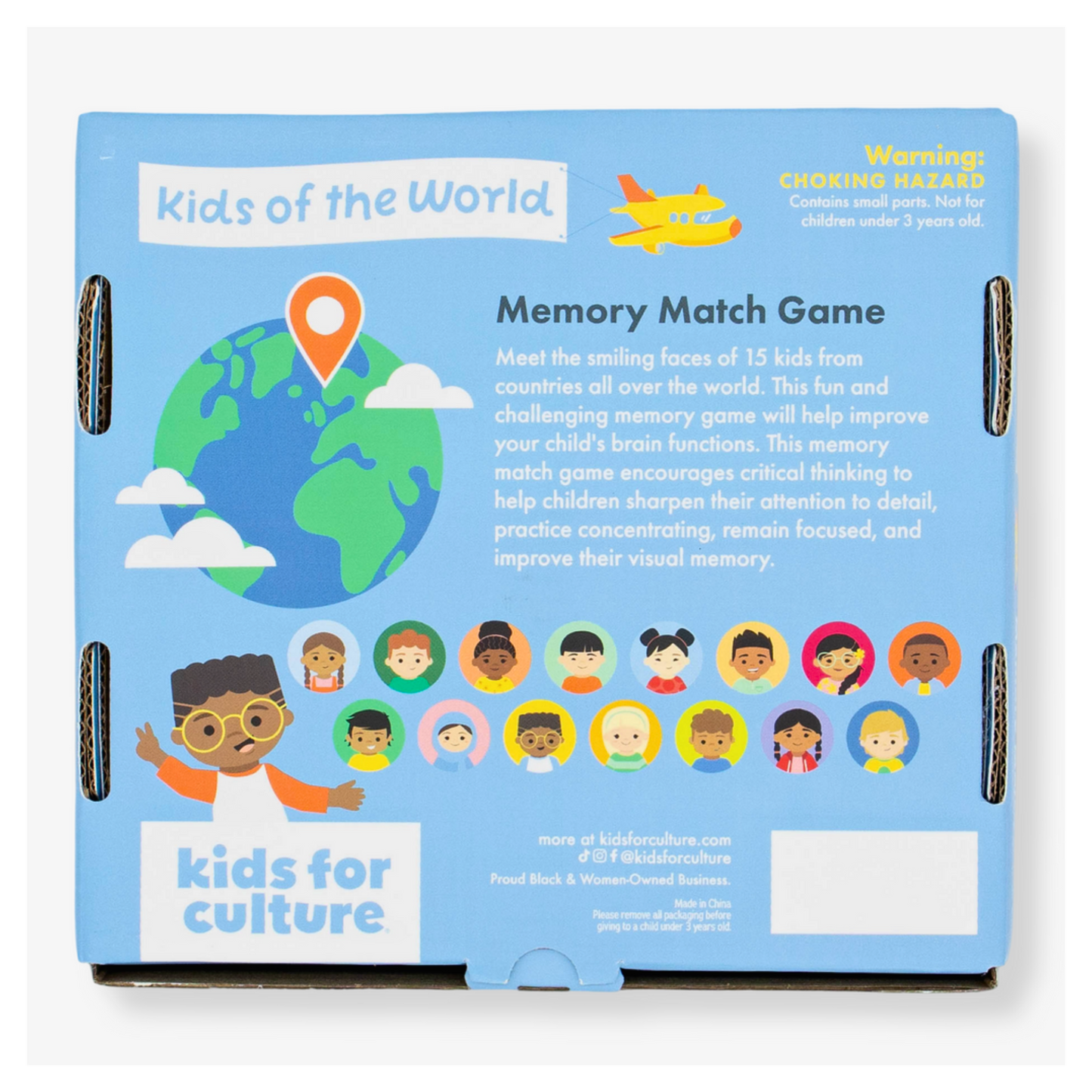 Kids of the World: Memory Match Game