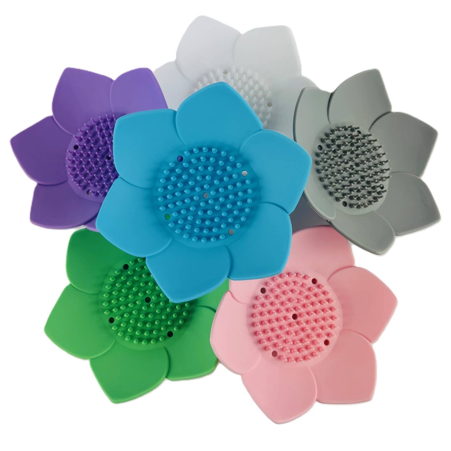 Soap and Shower Steamer Silicone Lotus Tray
