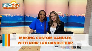 Making custom candles with Noir Lux Candle Bar