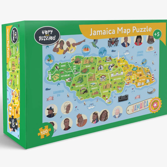Jamaica Map Jigsaw Puzzle