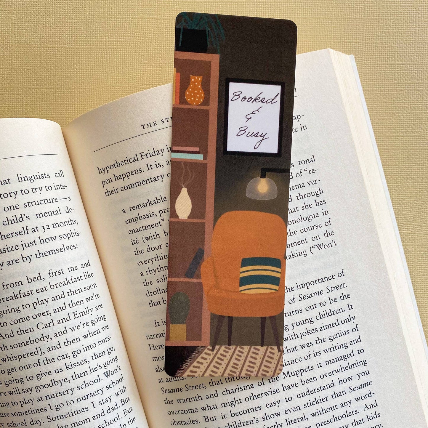 Booked + Busy Bookmark