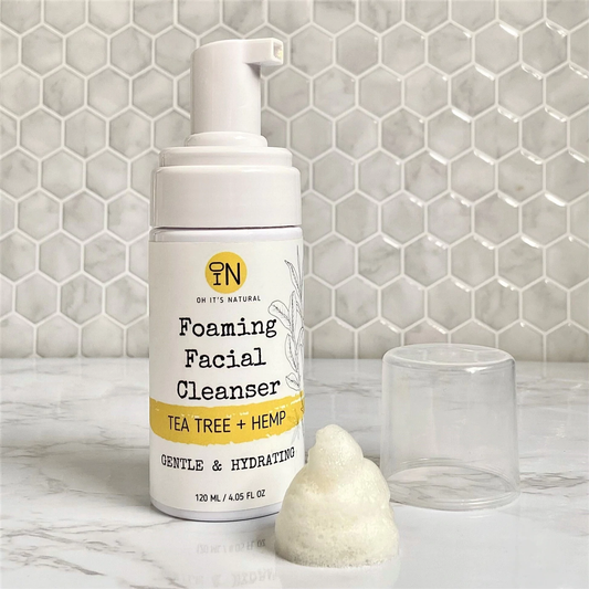 Tea Tree Hemp Foaming Facial Cleanser