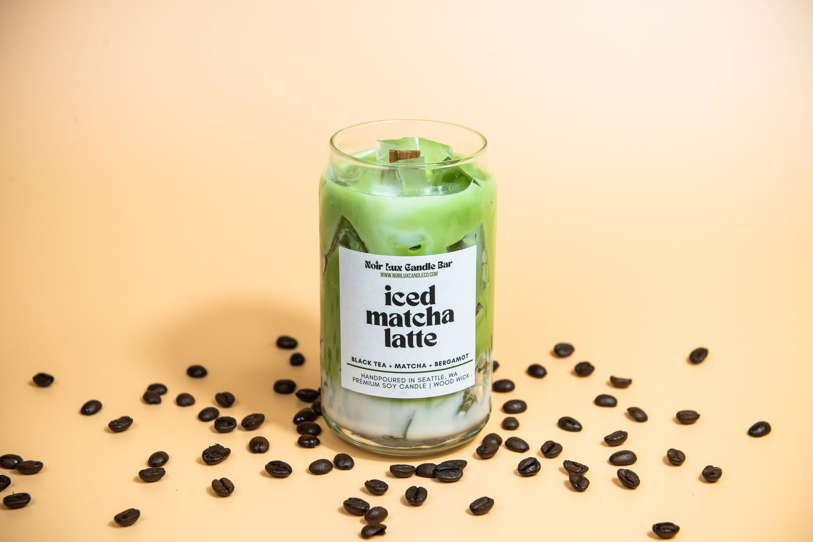 Iced Matcha Latte Coffee Candle – Noir Lux Candle Co.