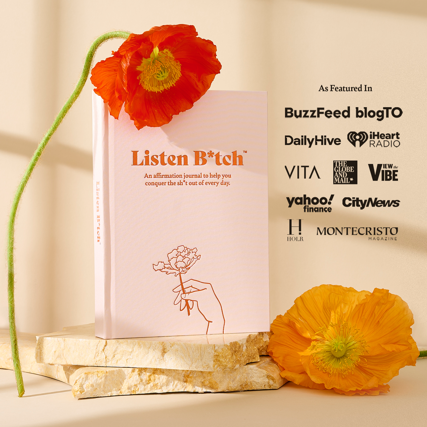 Listen B*tch Daily Affirmation Journal