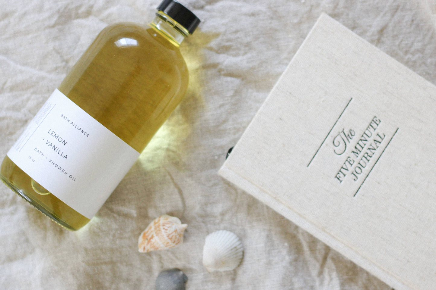 Lemon + Vanilla Bath + Shower Oil