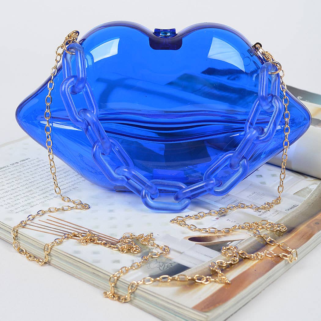Clear Lip Plastic Bag W/chain