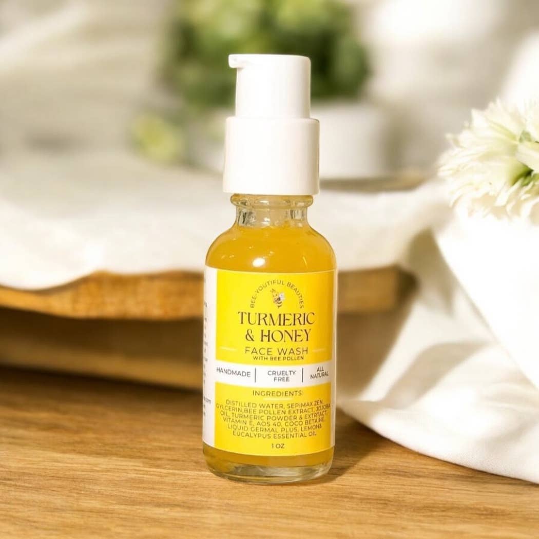 TURMERIC & HONEY FACEWASH W/ BEE POLLEN