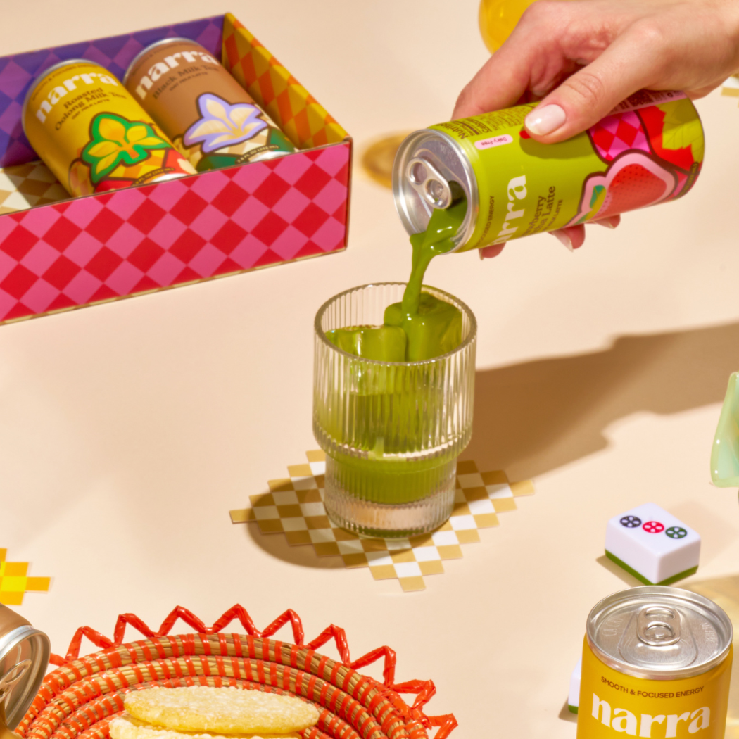 Strawberry Matcha Latte (Oat Milk Latte) | 12pk