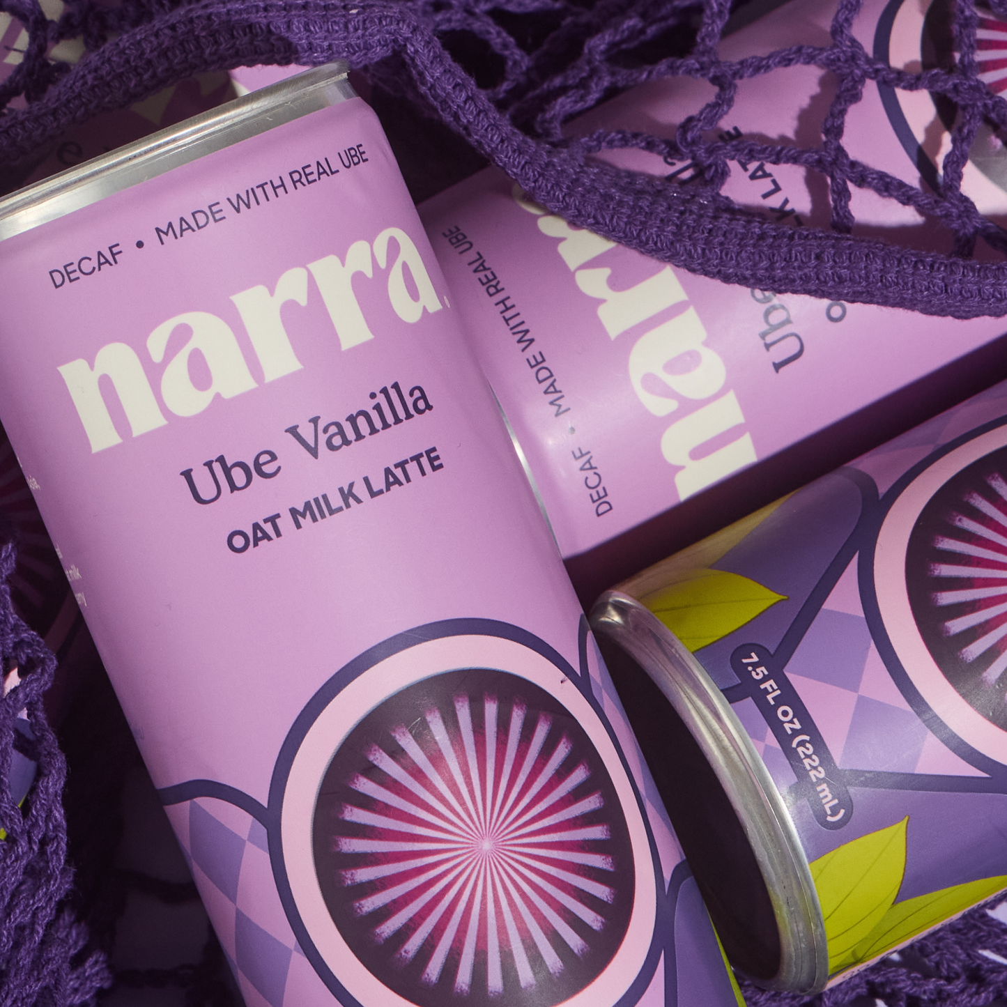 Ube Vanilla Latte (Oat Milk Latte) | 12pk