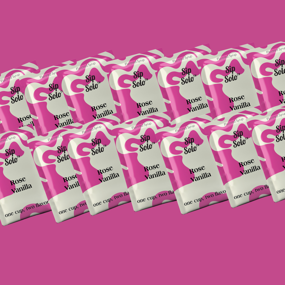 Sip Solo Rose Vanilla Syrup