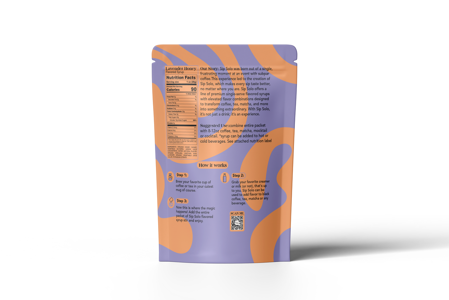 Sip Solo Lavender Honey Syrup