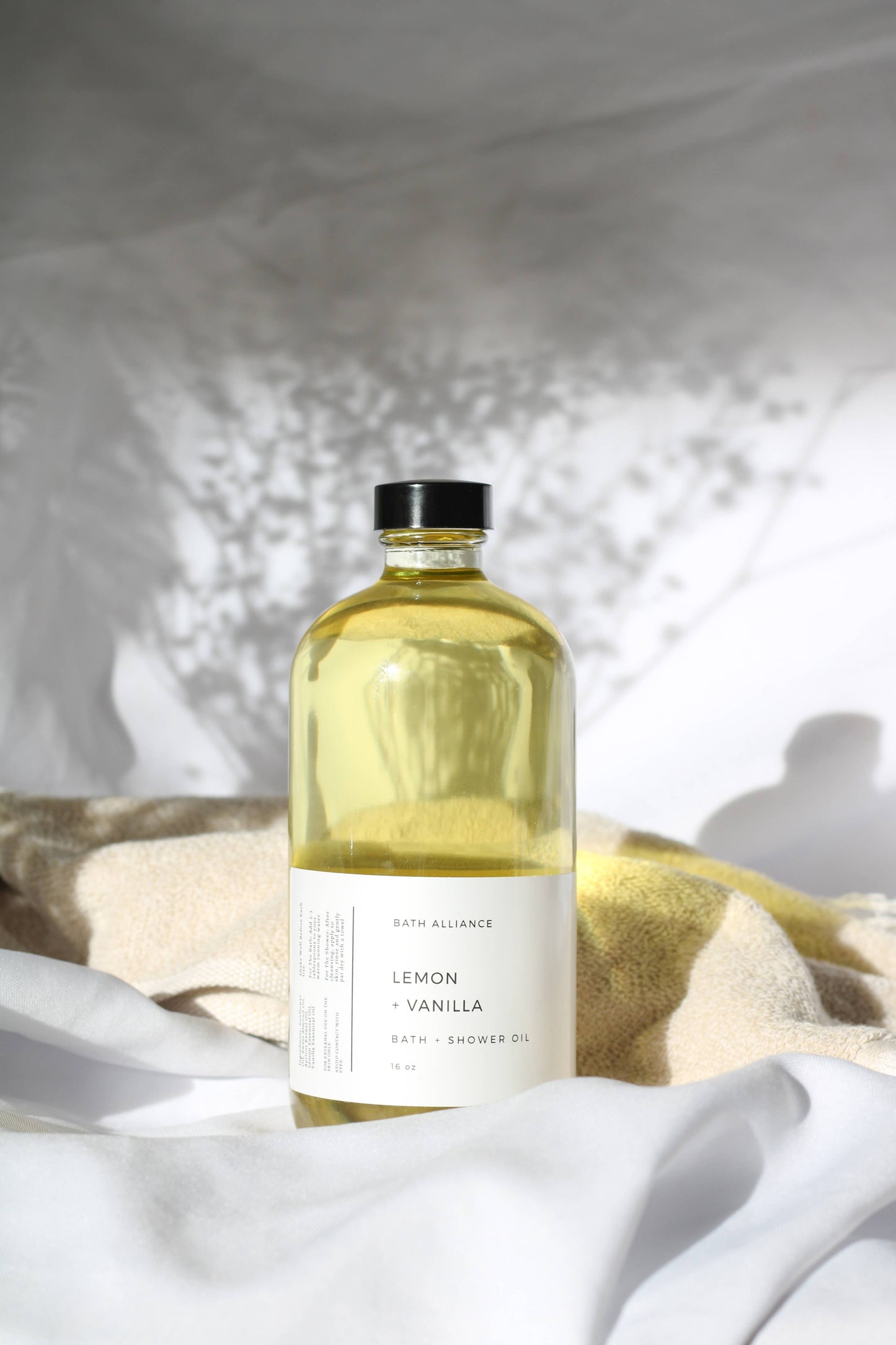 Lemon + Vanilla Bath + Shower Oil