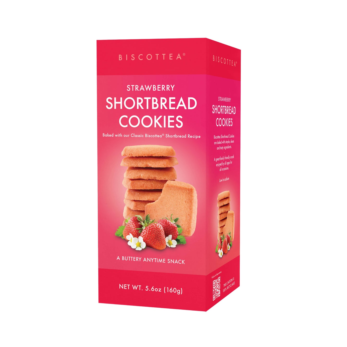 Biscottea Strawberry Shortbread