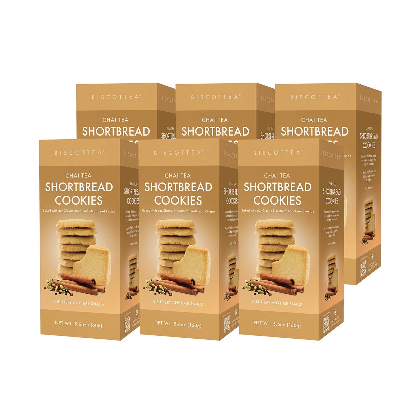 Biscottea Chai Tea Shortbread