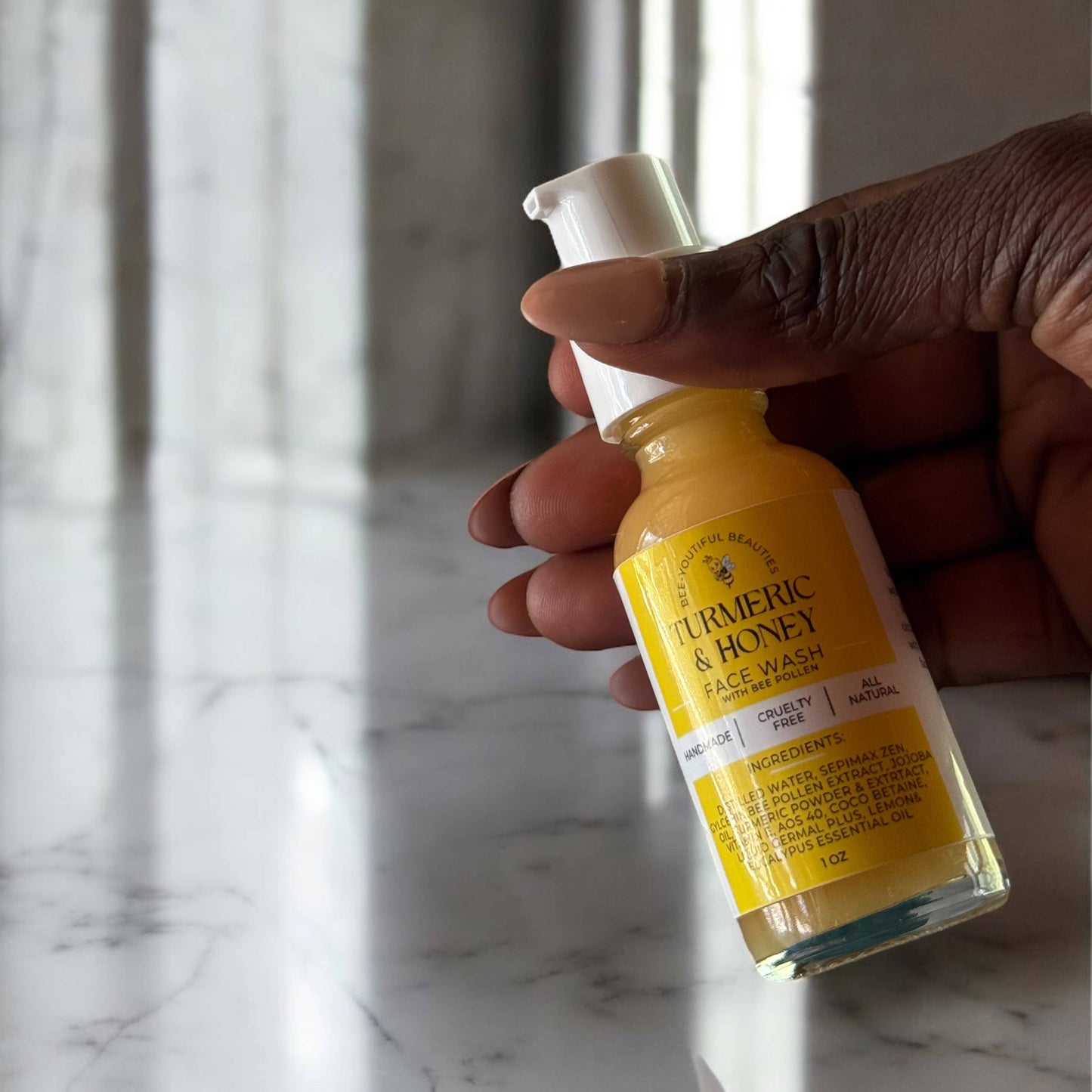 TURMERIC & HONEY FACEWASH W/ BEE POLLEN