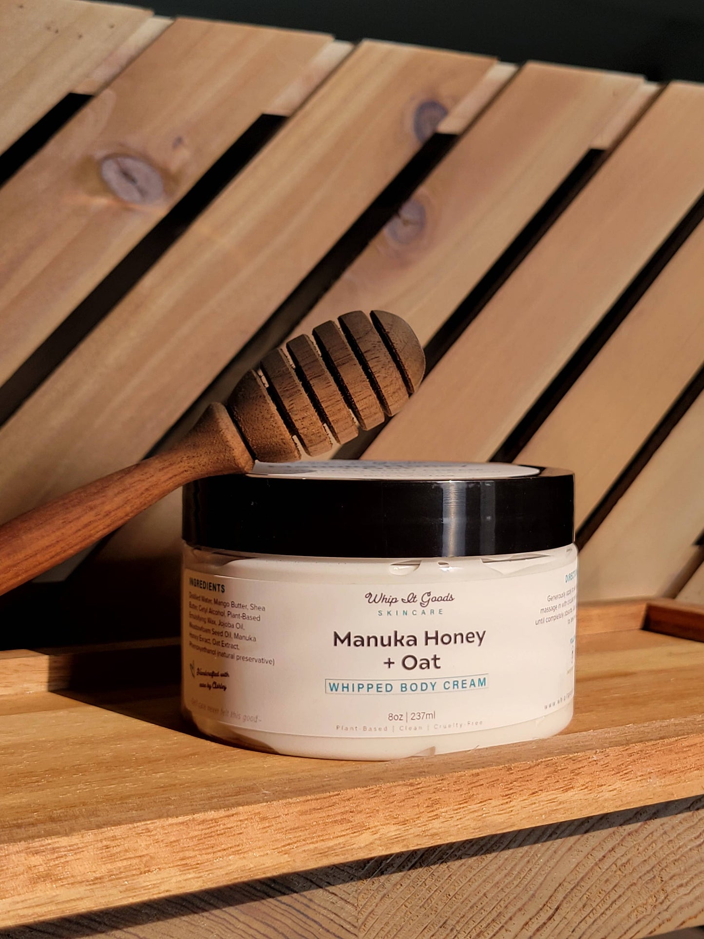 Manuka Honey + Oat Whipped Body Cream
