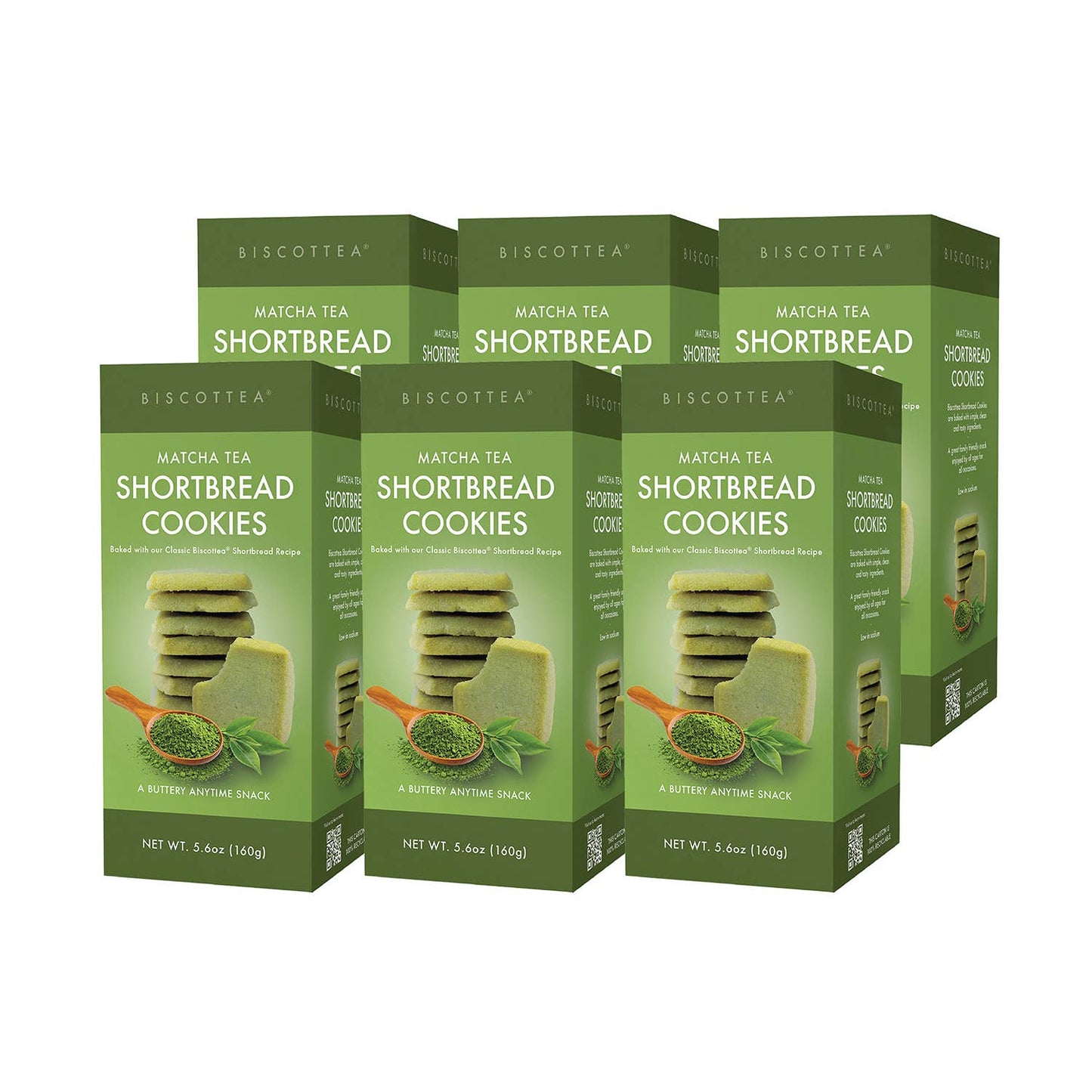 Biscottea Matcha Shortbread
