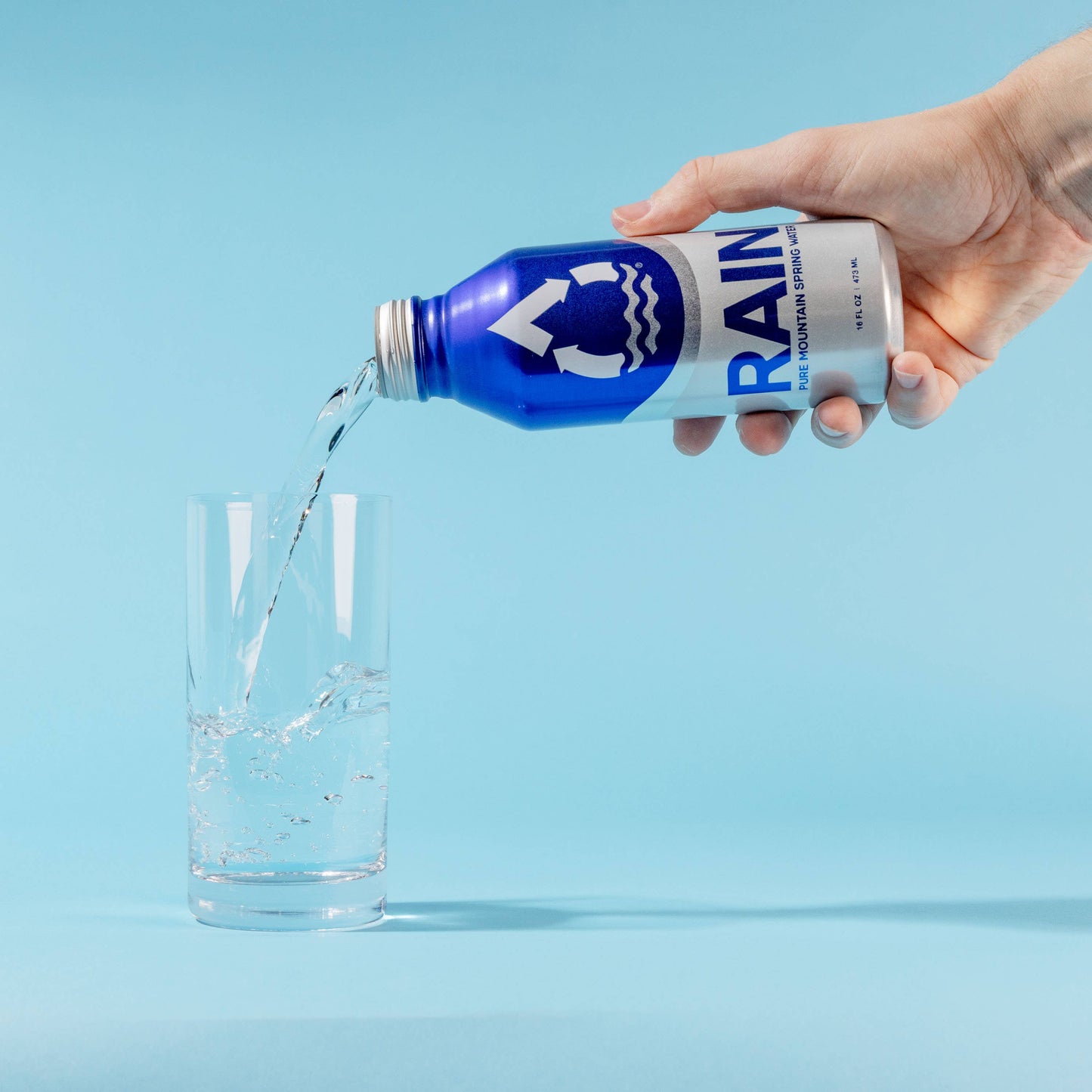 RAIN 16oz Aluminum Bottled Spring Water (24pk)