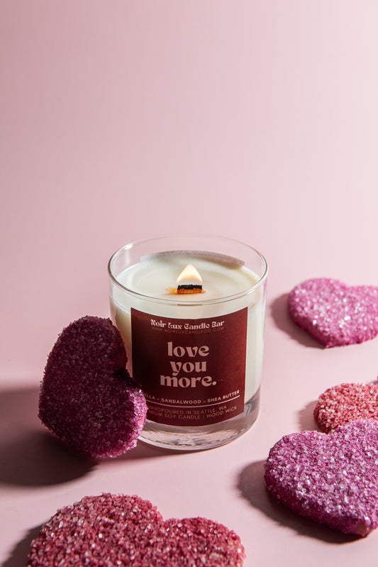 Love You More Candle