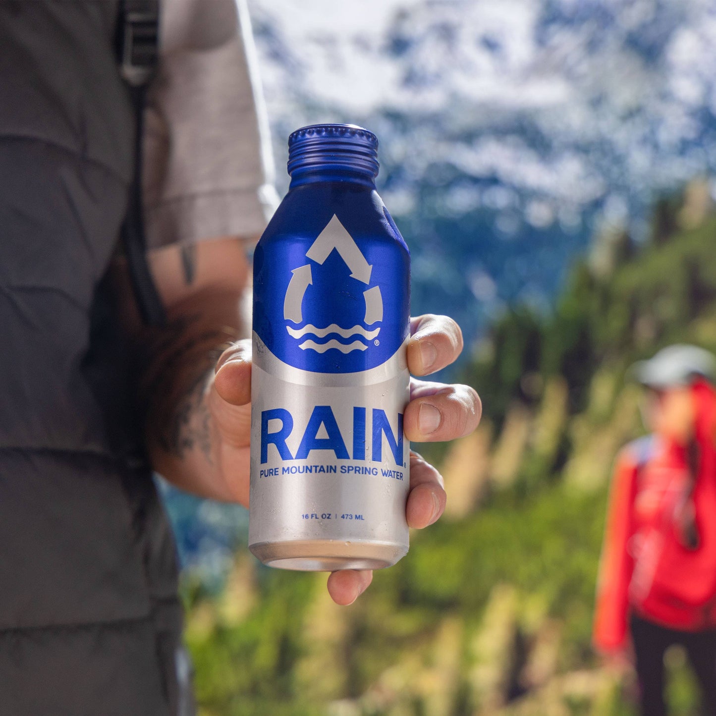 RAIN 16oz Aluminum Bottled Spring Water (24pk)