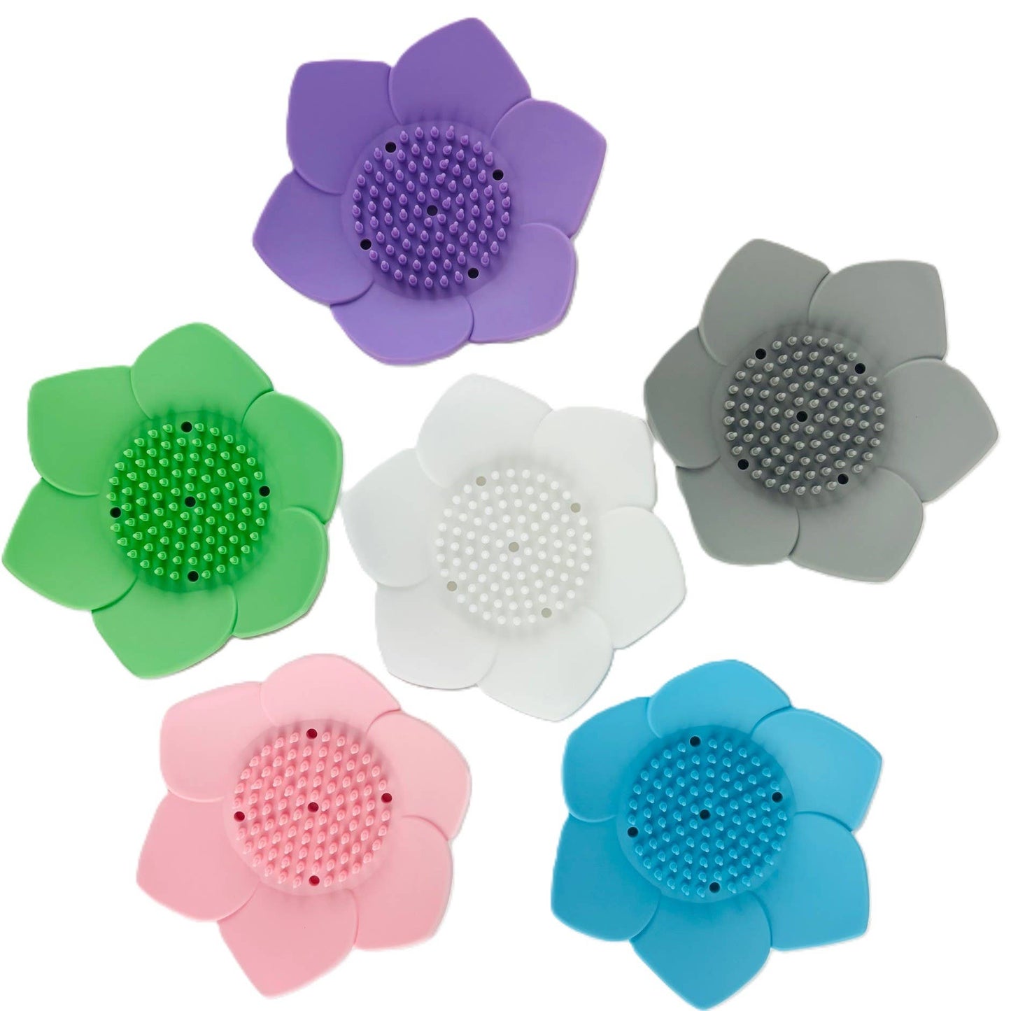 Soap and Shower Steamer Silicone Lotus Tray