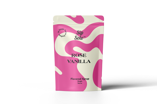 Sip Solo Rose Vanilla Syrup