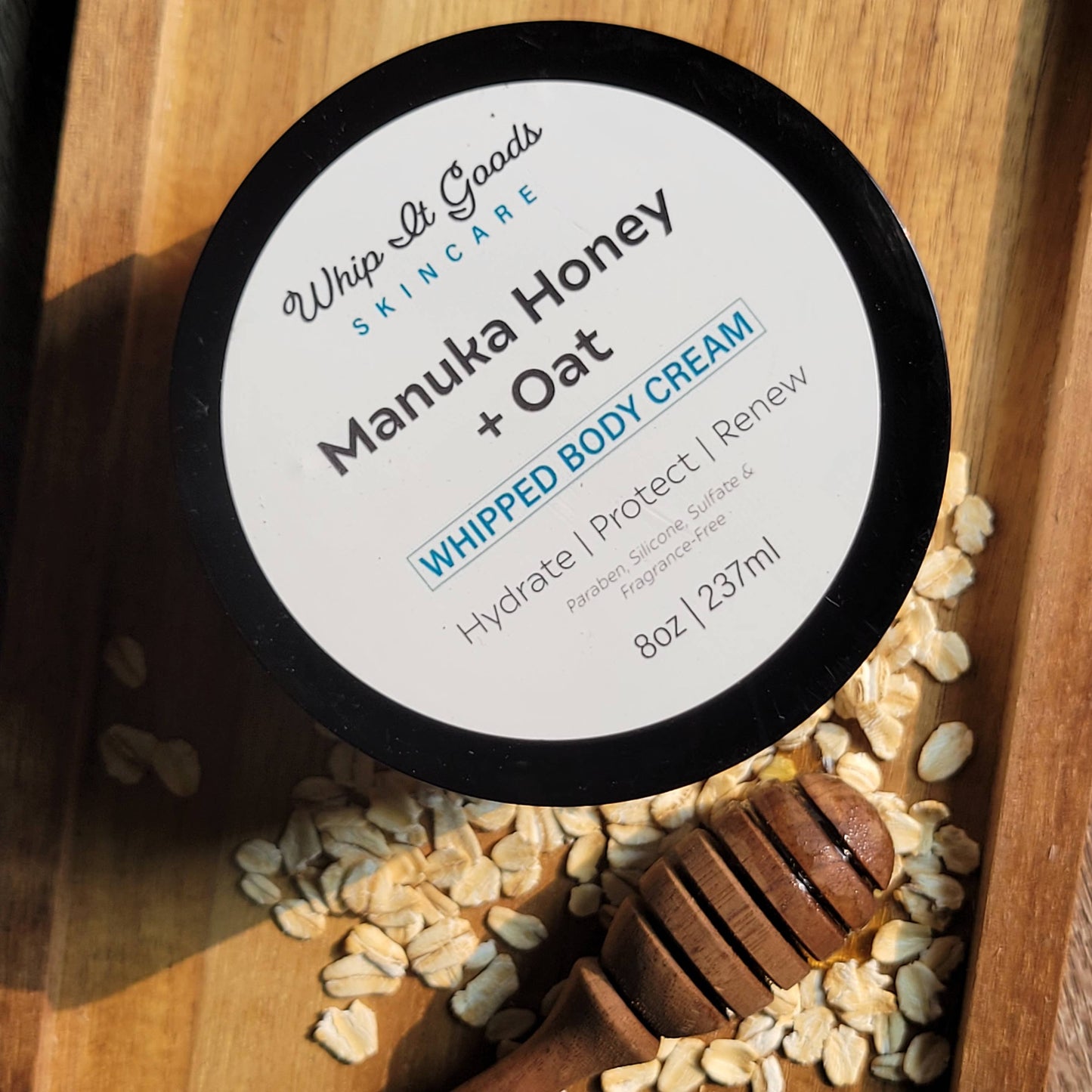 Manuka Honey + Oat Whipped Body Cream