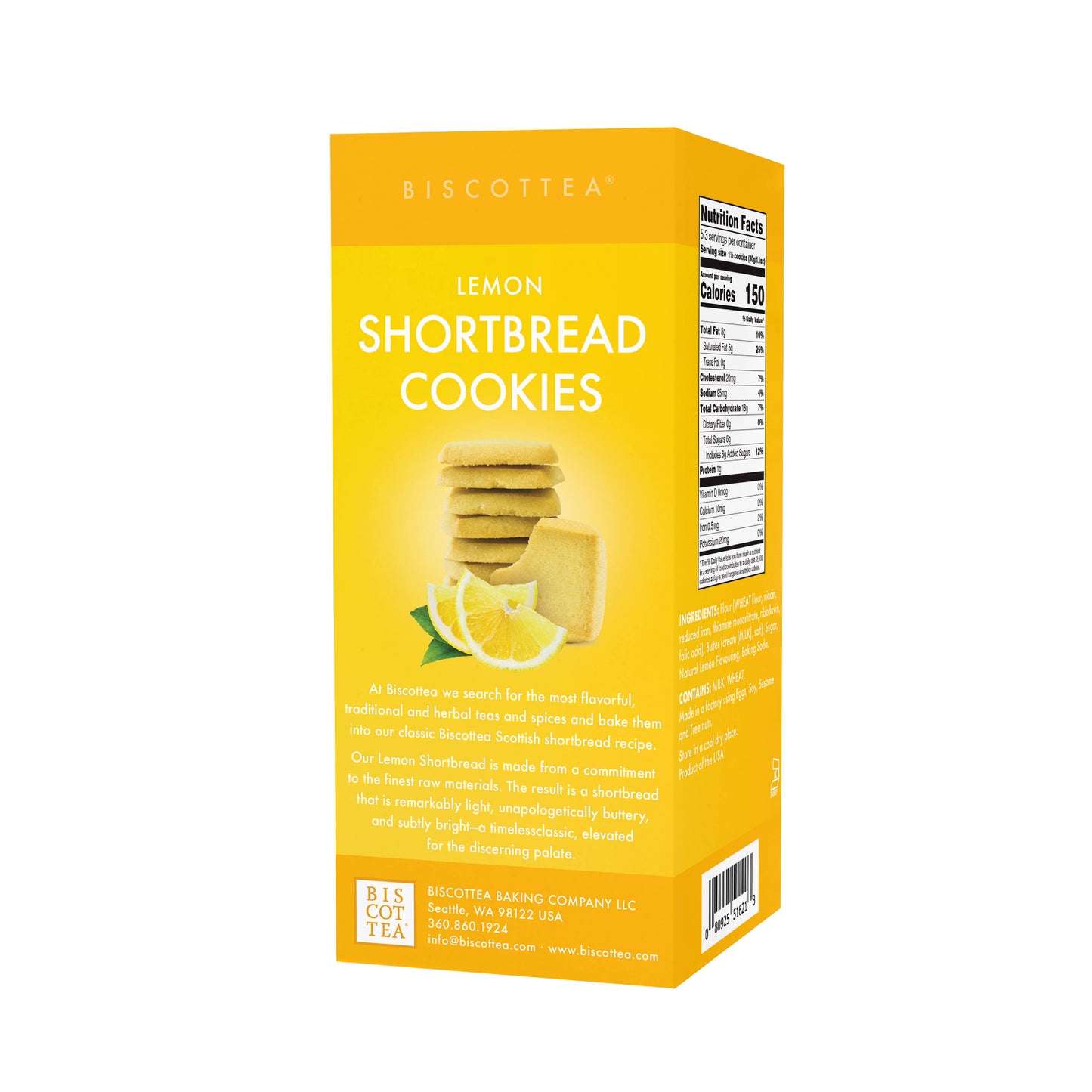 Biscottea Lemon Shortbread