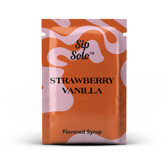 Strawberry Vanilla Single-Serve Flavored Syrup