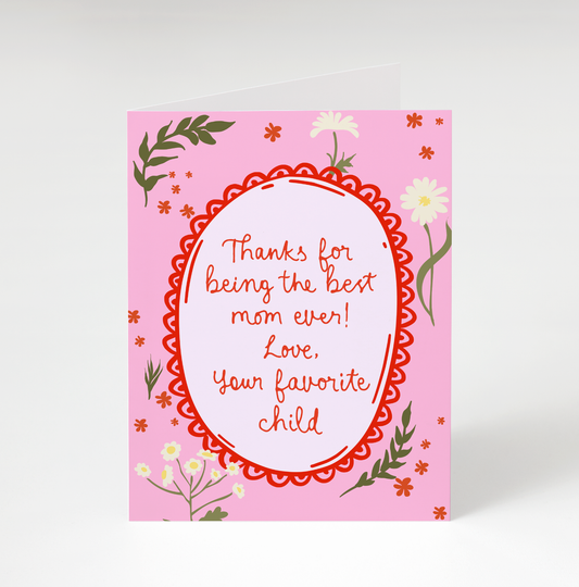 Your Favorite Child, Mom Card