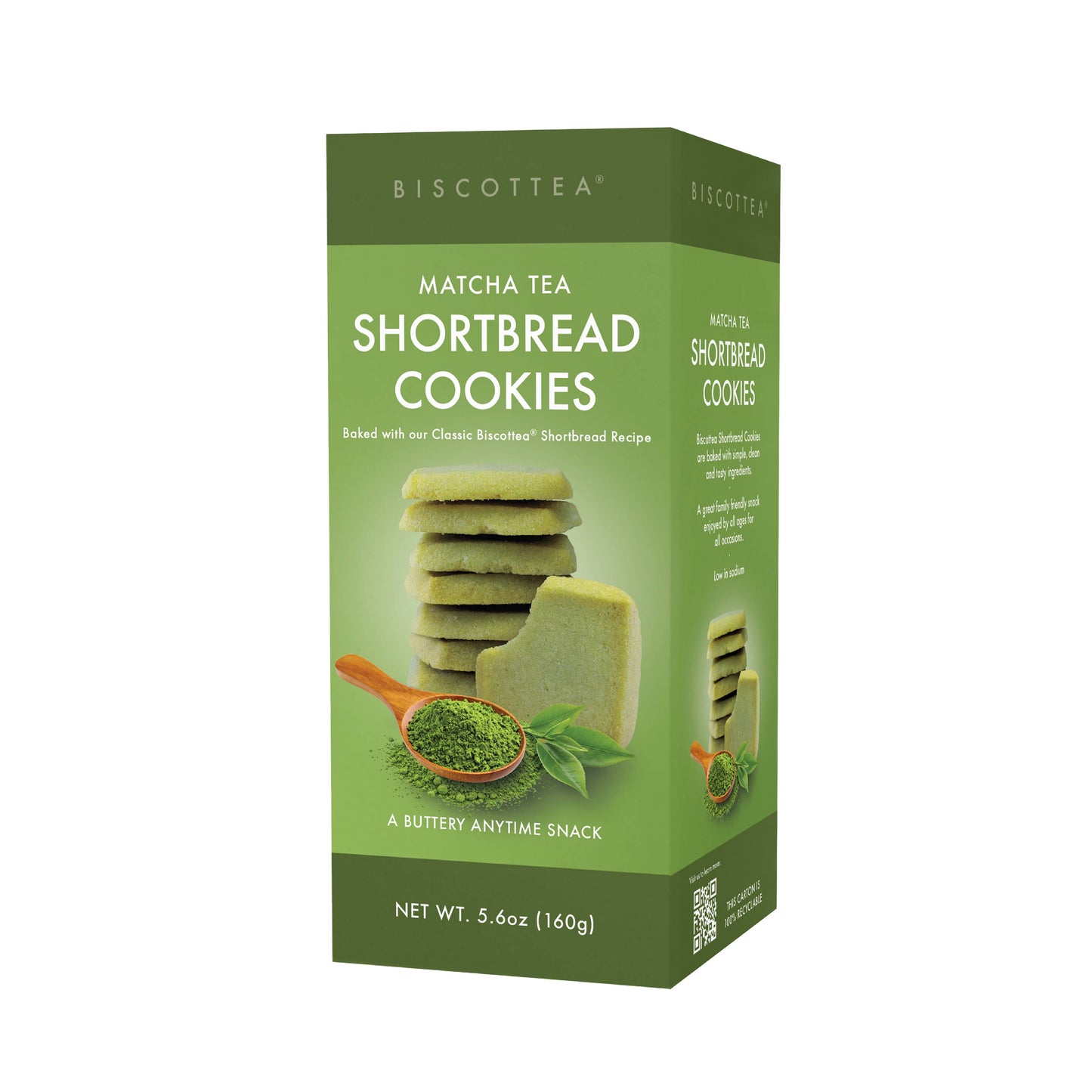 Biscottea Matcha Shortbread