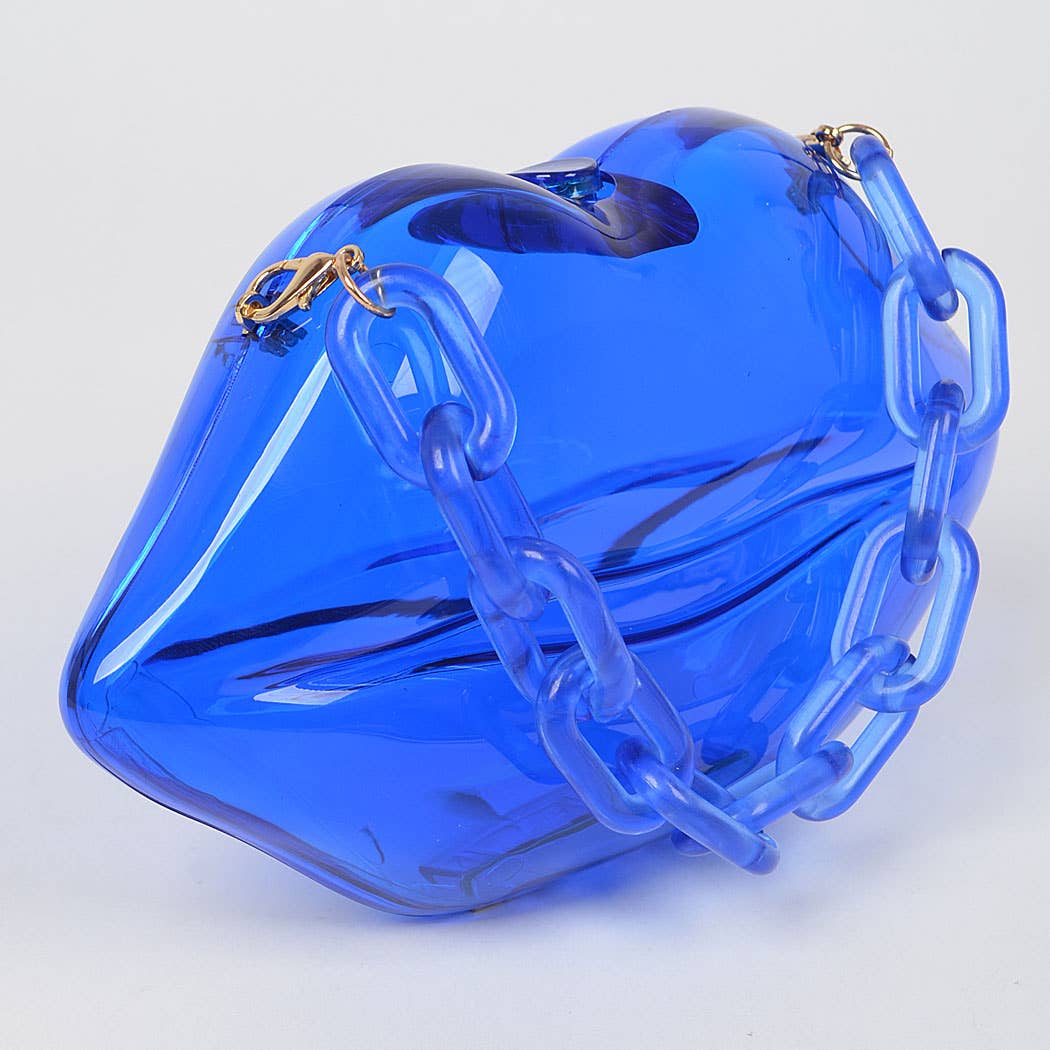 Clear Lip Plastic Bag W/chain
