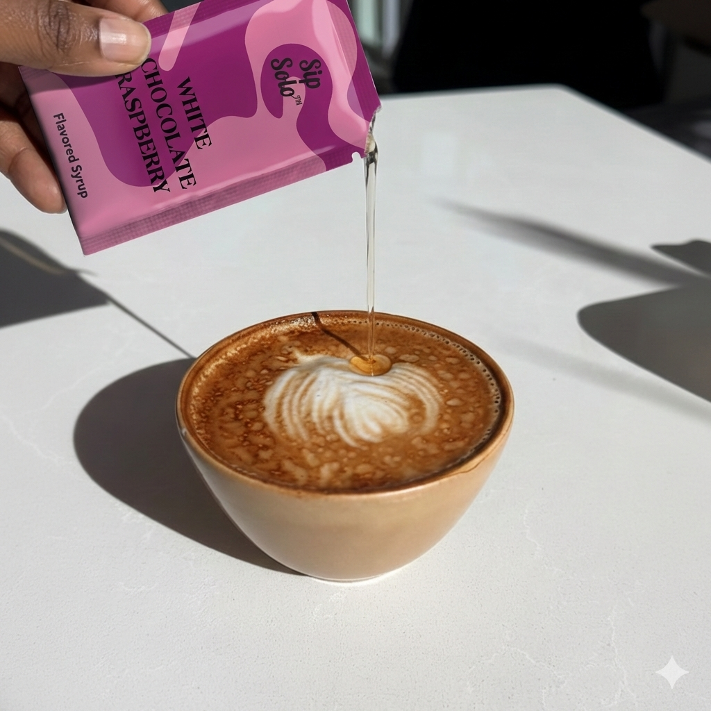 White Chocolate Raspberry Single-Serve Flavored Syrup